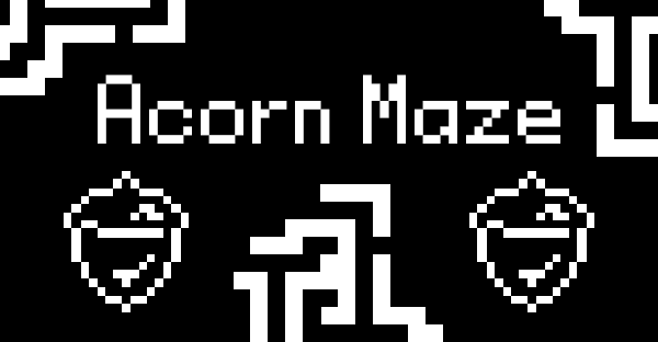 Acorn Maze card